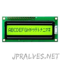 16x1 LCD