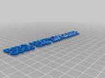 Primitive OpenSCAD Font