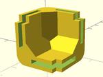 Parametric Mini Modular Framing System - Corner Block and Rail
