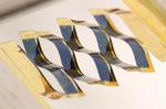 Lightweight solar cells track the sun, providing 40 percent more energy than fixed cells