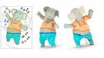 Live Texturing of Augmented Reality Characters from Colored Drawings
