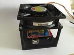 Arduino case with fan mount