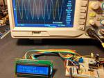 100MHz frequency counter with LCD display