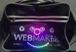 Feather32u4LE + WS2812B = Glowing Bag