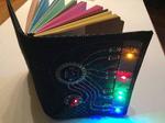 Notebook with LED Reminders