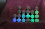 Ping Pong Ball Full colour Binary Clock