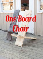 One Board Minimalist Chair