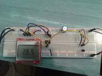 Attiny85 5110LCD DS18B20 Thermometer