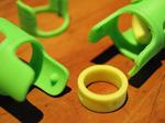 Modular hollow universal joint for cable management