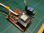 Using an esp8266 arduino to control a relay using home-assistant