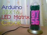 Arduino 32X16 LED Matrix Clock