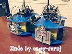 Swarm Bots: Assembly and Co-operative Transport