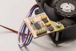Temperature controlled fan