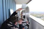 World record in terrestrial radio transmission