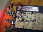 5 channel LED candle using PIC12F508