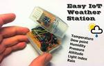 Easy IoT weather station with multiple sensors