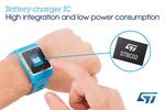 New Battery-Charger Chip from STMicroelectronics Reduces Cost and Time-to-Market for Wearable and Portable Applications