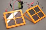 3D Printed 2x2 Solar Cell Panel