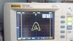 Display letters and words on the oscilloscope