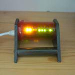 WiFi atomic binary clock with ESP8266