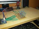 3 x 3 x 3 led cube with arduino
