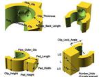 Clip pipe fully parametric