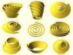 Archimedean spiral generator
