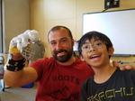 Nine-year-old boy prints a mechanical hand for his teacher