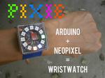 Pixie: An Arduino Based NeoPixel Wristwatch