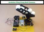 Arduino Ping Pong Ball Cannon