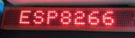ESP8266 Wifi enabled 8×64 pixel LED matrix display