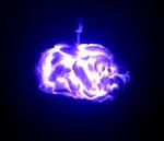 Lightning LED RGB cloud with mechanical switch