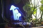 Glowing LED Mushroom Log Lamp