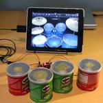 Pringle Can MIDI Drums