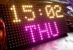 RGB MATRIX Displays time and environmental data