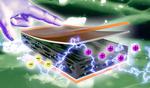 Flexible device captures energy from human motion