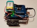 Web controlled BoE-Shield Robot with the LightBlue Bean