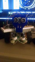 Snake Vision Robot using two MLX90614 No Contact Temperature Modules
