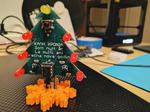 A Christmas tree, PCB ornament