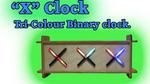 XCLOCK (Tri-Colour Binary Clock)