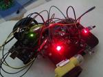 Robotic Car controlledover Bluetooth with Obstacle Avoidance