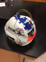 Acceleration Measuring Helmet