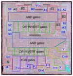 Inside the 74181 ALU chip: die photos and reverse engineering