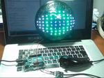 Neopixel LED Eyeball controlled by Nunchuck