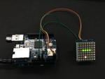 8X8 matrix LED Snake game (HTML5 web socket)