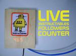 Live Instructables Followers Counter