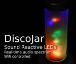 DiscoJar: Sound Reactive Lamp With 288 RGB LEDs