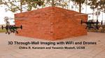3D Through-Wall Imaging With Unmanned Aerial Vehicles and WiFi