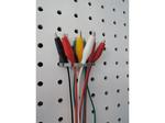 Peg board round cable holder