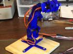 OpenScad Micro Servo Robot Arm Remix using MG90 Servo’s